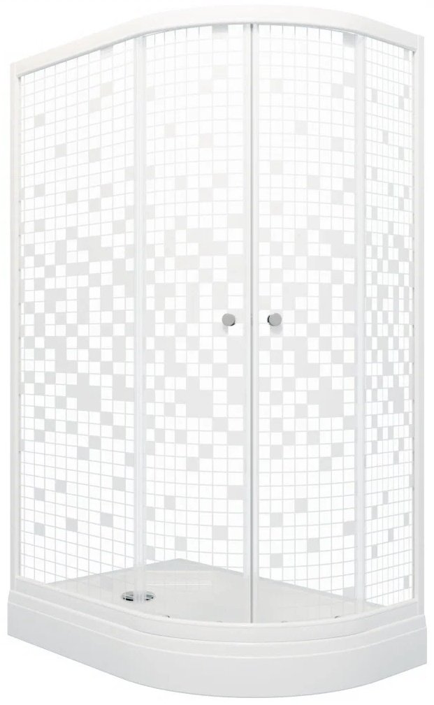 Душевое ограждение Triton двухстенное Коралл ПД16-КС51-D90/E320VAL, 800х1200х1915 мм