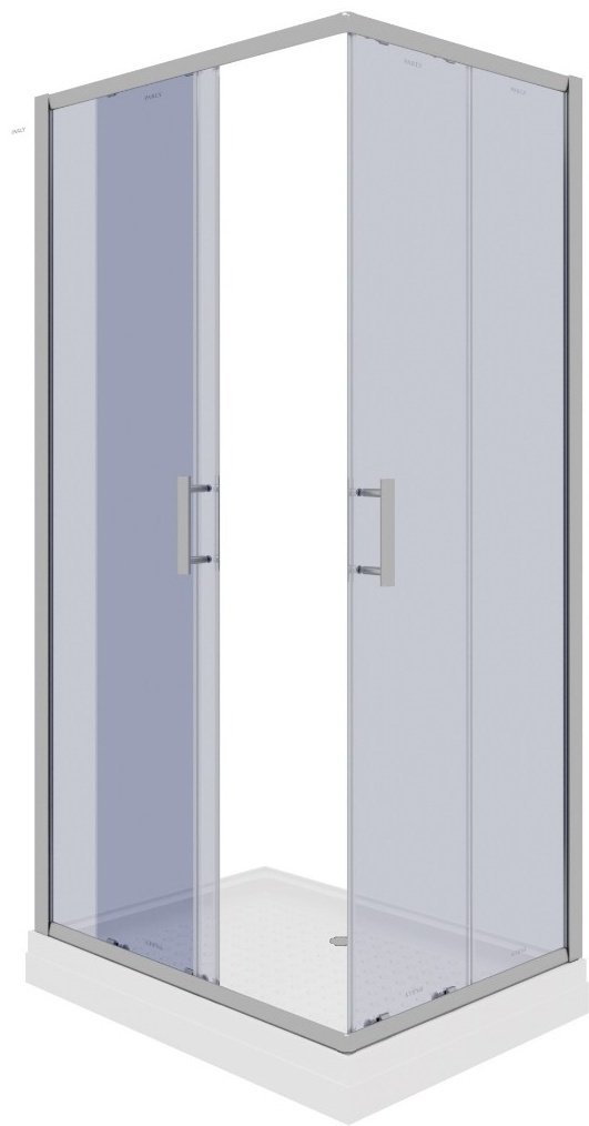 Душевое ограждение KABINKA.KZ двухстенное QZ71S70x100x195, 1000х1950 мм