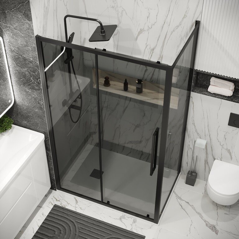 Душевое ограждение Grossman двухстенное 120.K33.02.1190.21.10 Cosmo, 1100х1950 мм