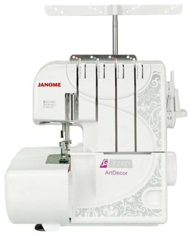Оверлок Janome ArtDecor 724D белый купить,151990
