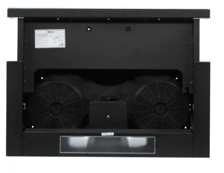 Встраиваемая вытяжка Midea MH60P303 GB черная