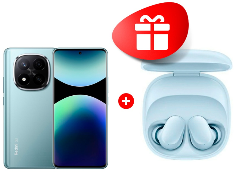Смартфон Xiaomi Redmi Note 14 Pro+ 5G 8/256Gb Frost Blue + подарок купить,NaN