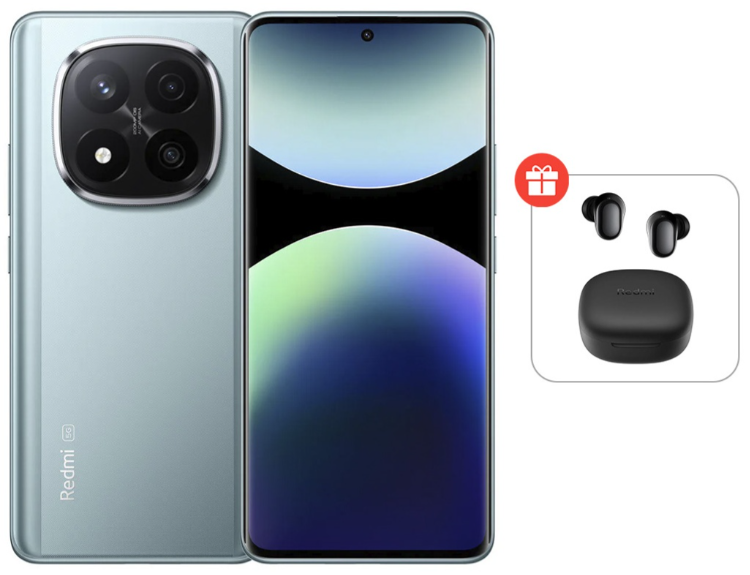 Смартфон Xiaomi Redmi Note 14 Pro+ 5G 8/256Gb Frost Blue + подарок купить,NaN