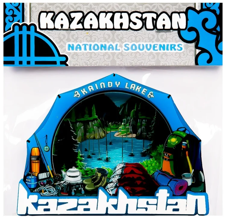Магнит-сувенир National Souvenirs Каинды Казахстан купить,NaN