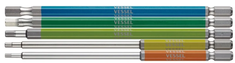 Набор бит Vessel 485587 GS5P-32 H2.5–H6x150 мм 5шт купить,8400