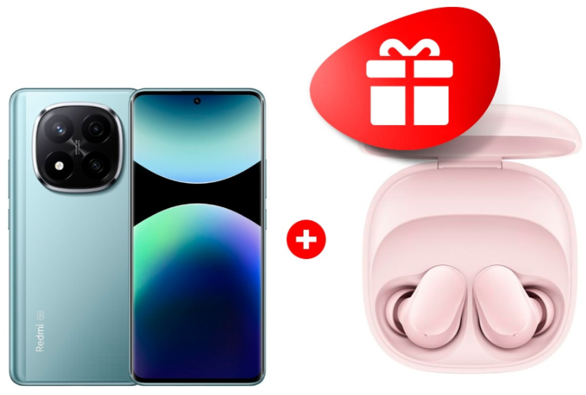 Смартфон Xiaomi Redmi Note 14 Pro+ 5G 8/256Gb Frost Blue + подарок купить,NaN