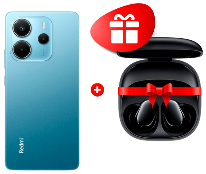 Смартфон Xiaomi Redmi Note 14 4G 8/256Gb Ocean Blue +подарок купить,NaN