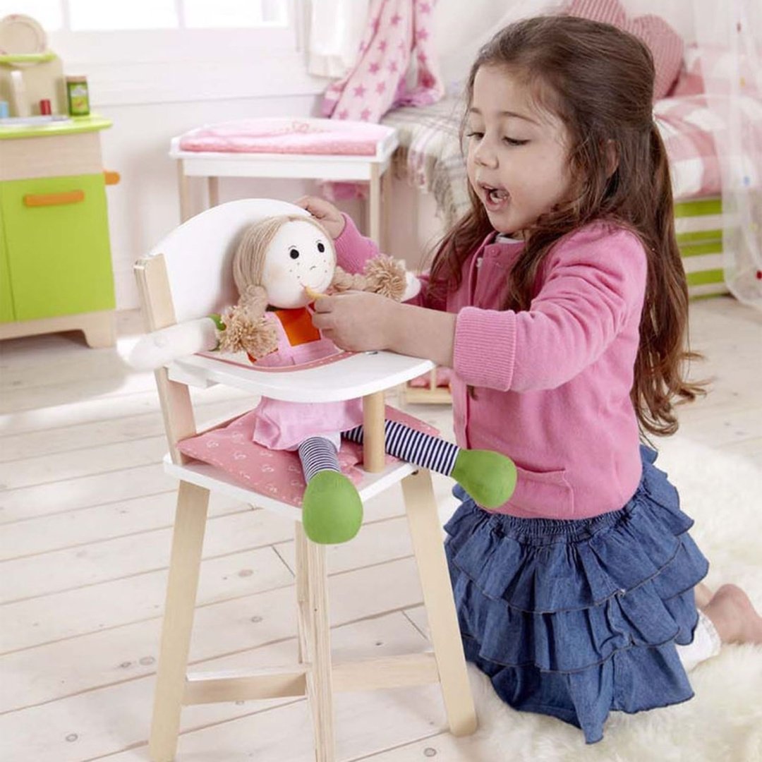 Hape E3600_HP Стул для кормления розовый купить,NaN