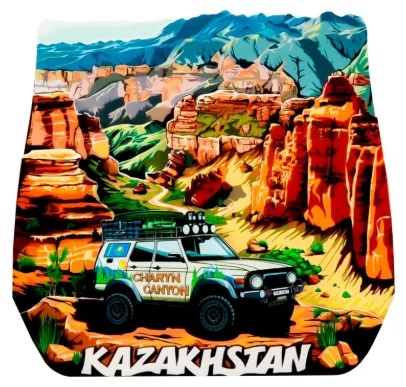 Магнит-сувенир National Souvenirs Чарын Казахстан купить,NaN