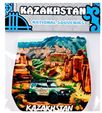 Магнит-сувенир National Souvenirs Чарын Казахстан купить,NaN