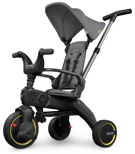 Трёхколёсный велосипед Doona Liki Trike S1 серый купить,NaN