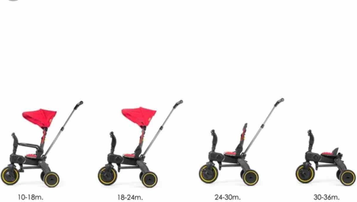 Трёхколёсный велосипед Doona Liki Trike S1 красный купить,118999