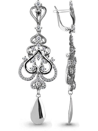 Серьги Aquamarine 42962А  купить,NaN