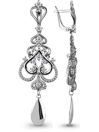 Серьги Aquamarine 42962А  купить,NaN