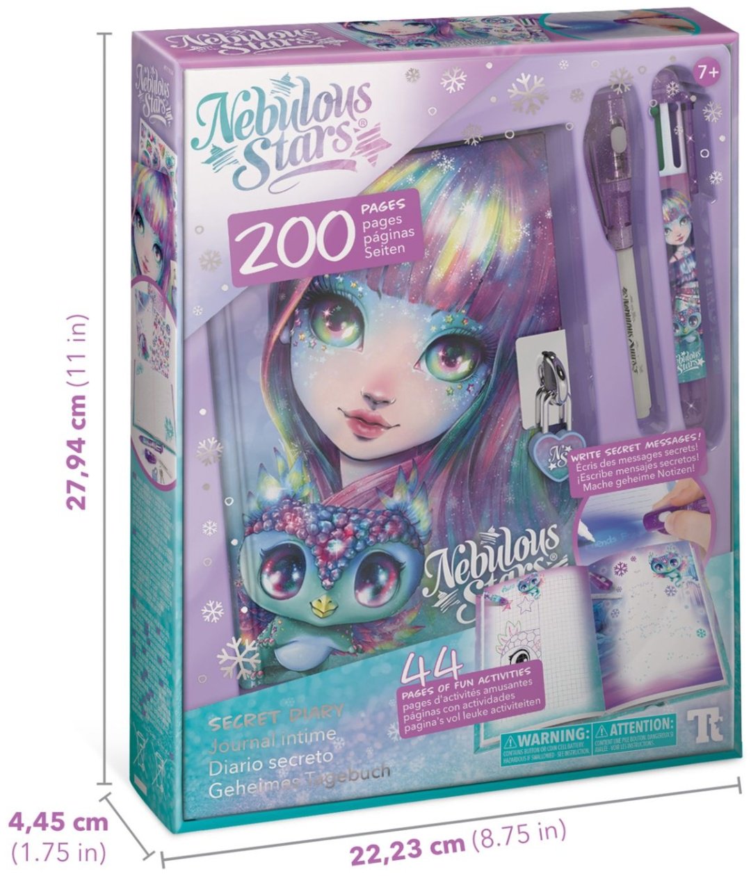 Дневник личный Nebulous Stars Isadora, A4, 44 л, линейка