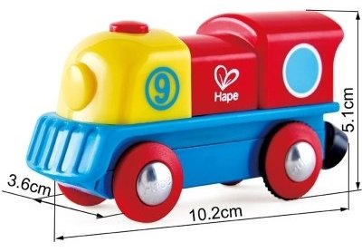 Hape E3820_HP Маленький Храбрый паровоз