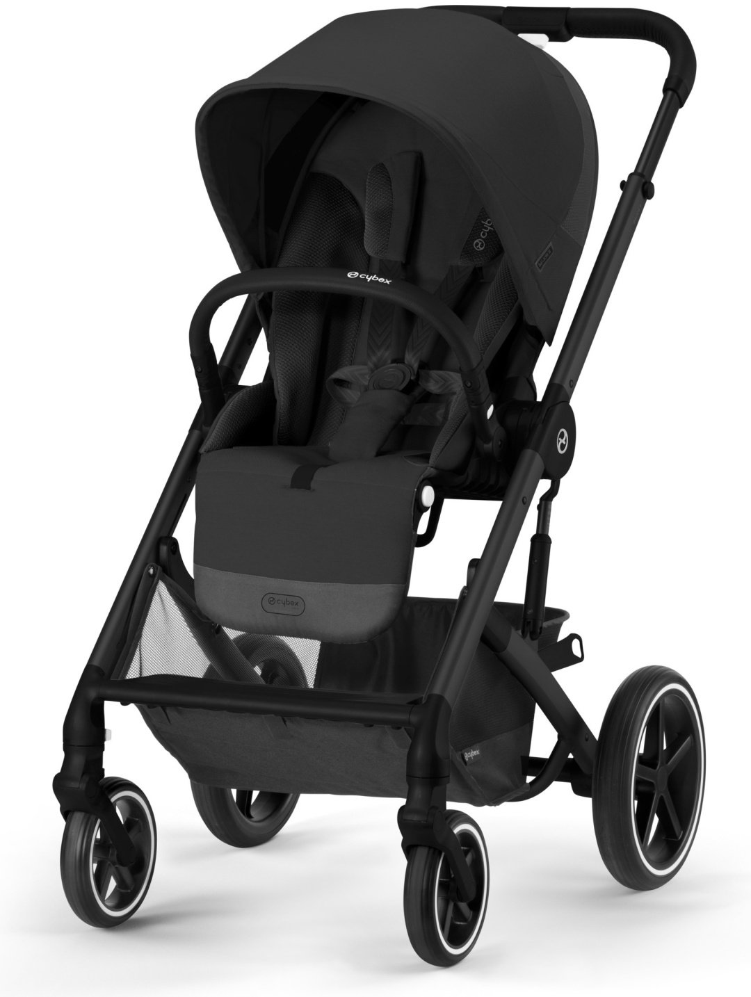 Коляска универсальная 3 в 1 Cybex Balios S Lux BLK, черный, графит