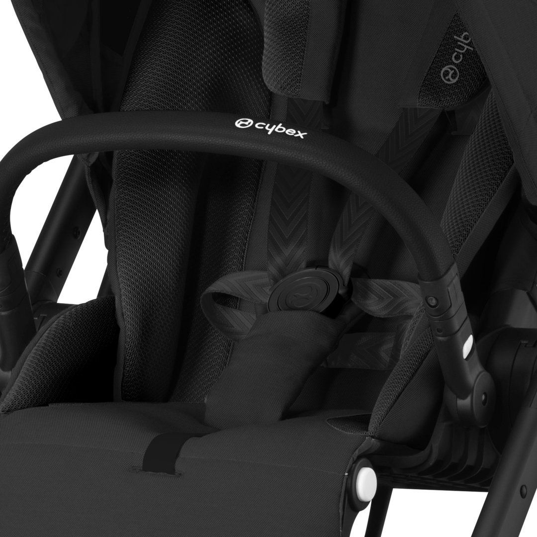 Коляска универсальная 3 в 1 Cybex Balios S Lux BLK, черный, графит