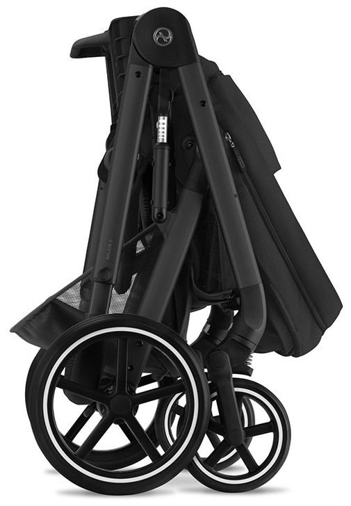 Коляска универсальная 3 в 1 Cybex Balios S Lux BLK, черный, графит