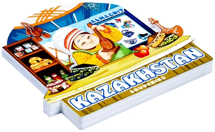 Магнит-сувенир National Souvenirs Апай и сувениры Kazakhstan купить,NaN