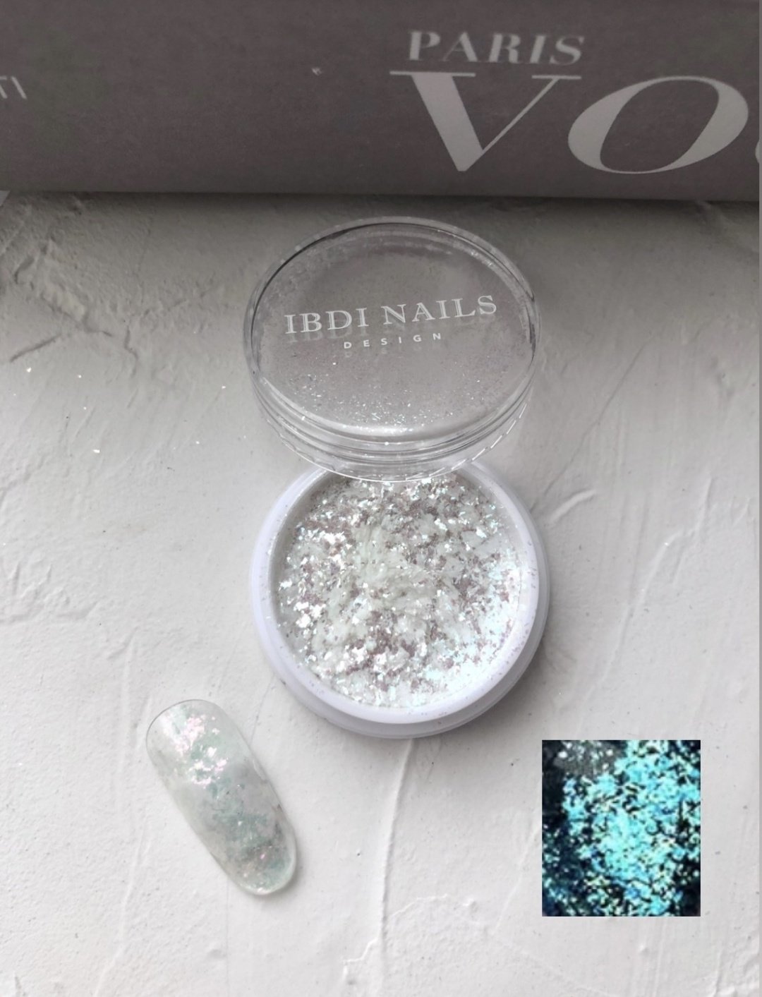 IBDI Nails пигменты SNOW GREEN 1 шт купить,NaN