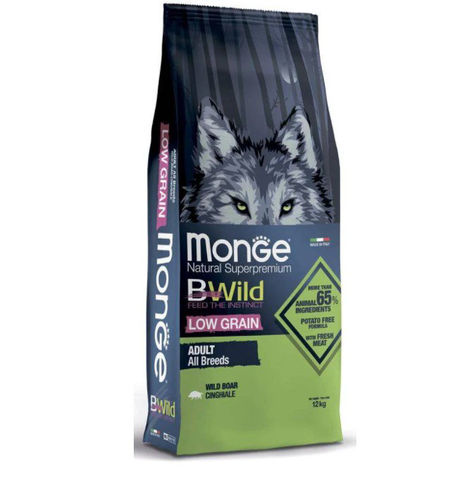 Сухой корм Monge Dog Adult Bwild Low Grain All Breeds с кабаном 12кг - ForteMarket Сухой корм Monge Dog Adult Bwild Low Grain All Breeds с кабаном 12кг купить,64850