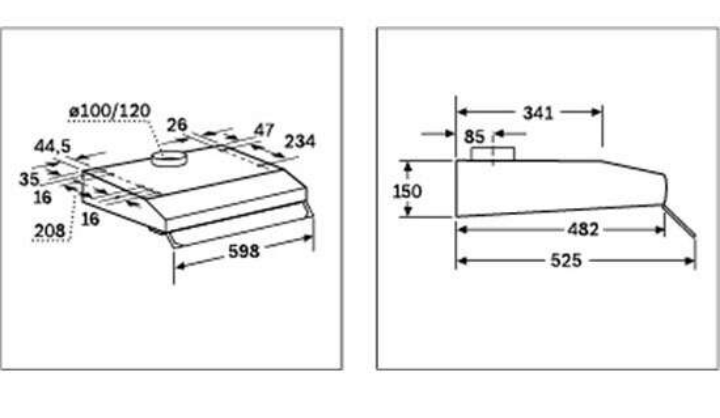 Вытяжка Bosch DHU662BQ черная купить,NaN