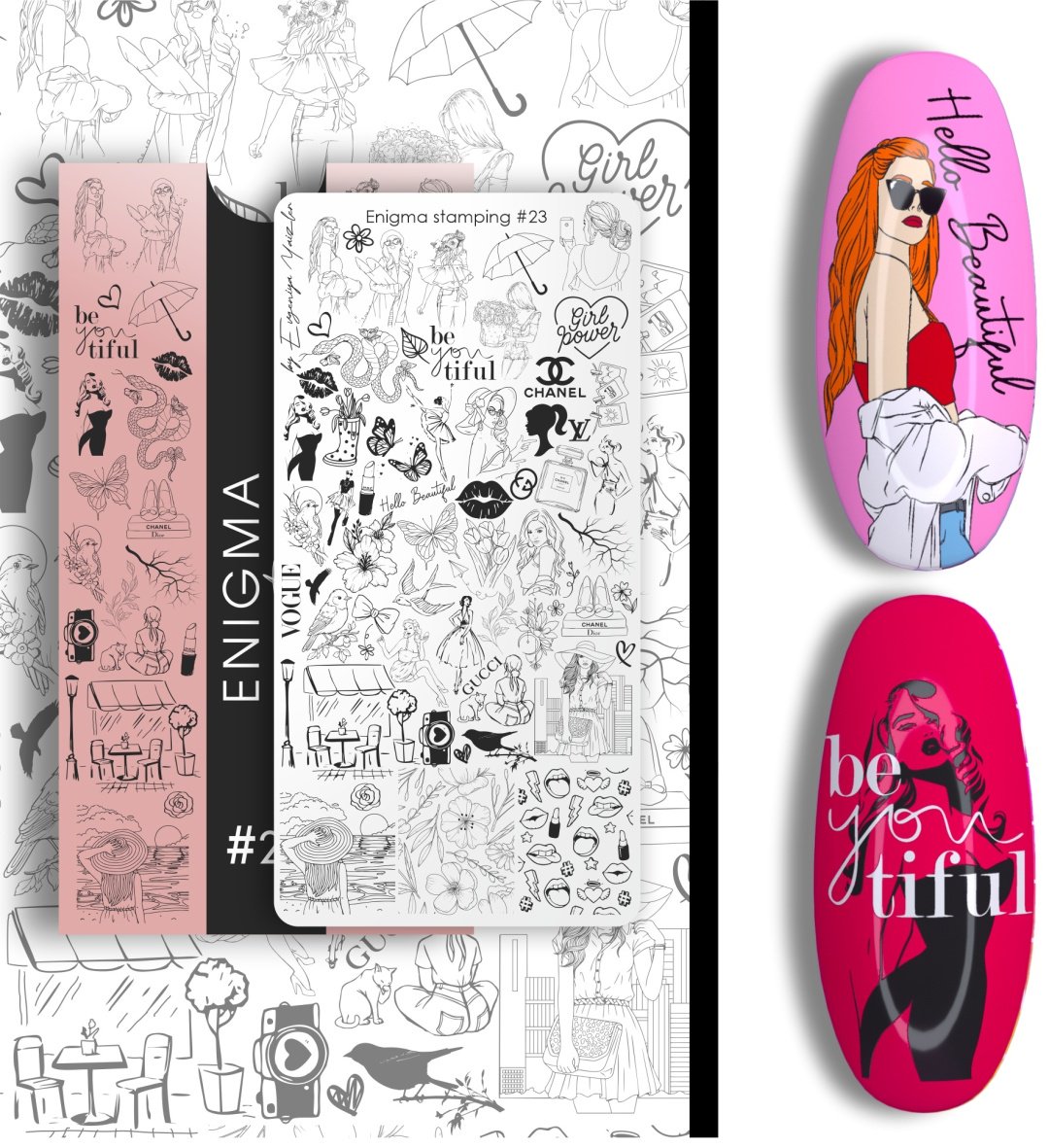 ENIGMA пластины Stamping №023 купить,NaN