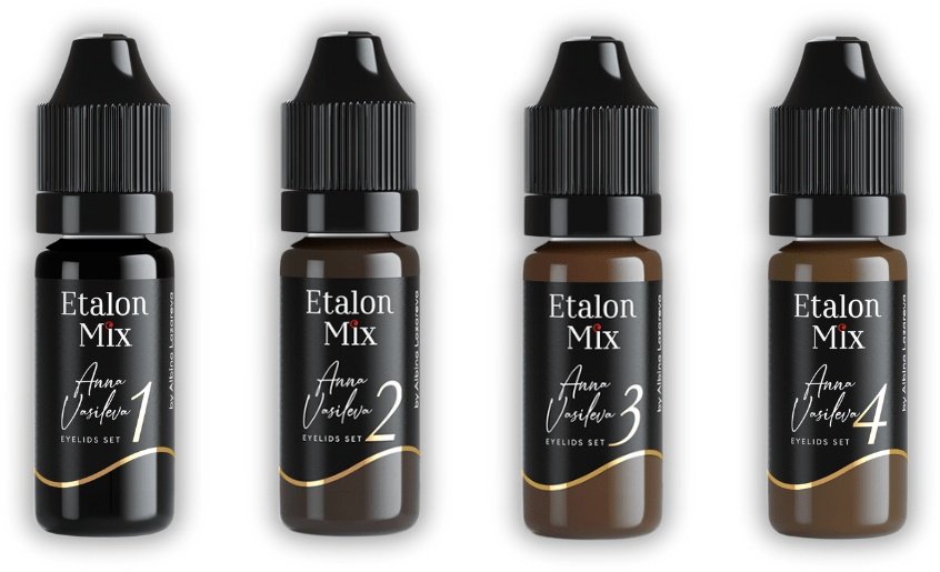 Etalon Mix by Anna Vasileva пигмент 1,2,3,4 40 мл купить,NaN