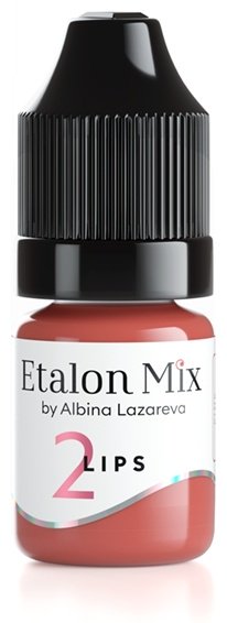Etalon Mix Lips пигмент №2 Pink Caramel 5 мл купить,NaN