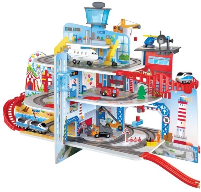 Hape Железнодорожная станция Мега Сити E3768_HP купить,NaN
