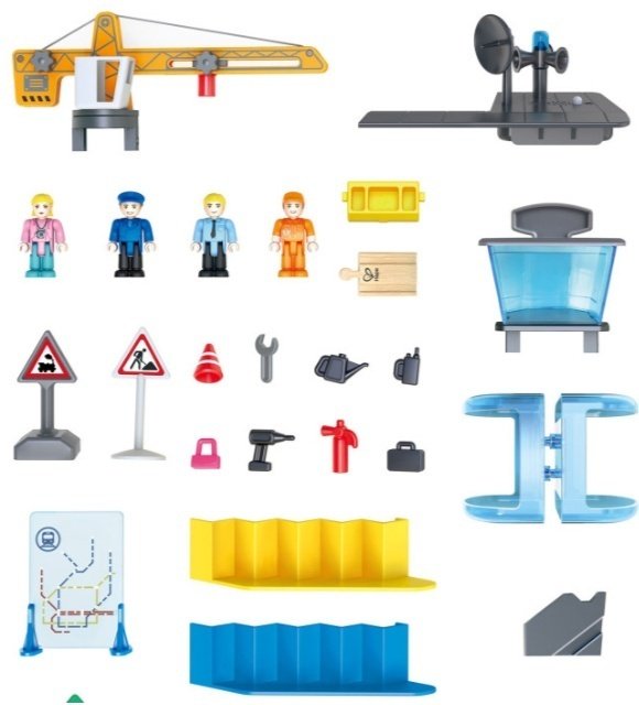 Hape Железнодорожная станция Мега Сити E3768_HP купить,NaN