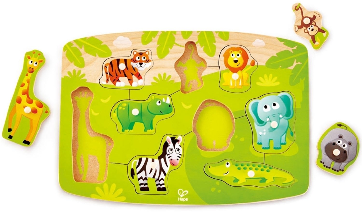 Пазл Hape 1405 Джунгли купить,NaN