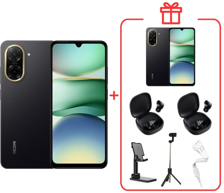 Смартфон Xiaomi Redmi A5 4G 4/128Gb Midnight Black +подарок купить,NaN