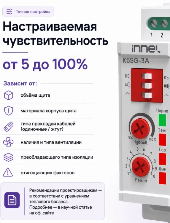Устройство защитное противопожарное Innel K5SG-3A купить,29800