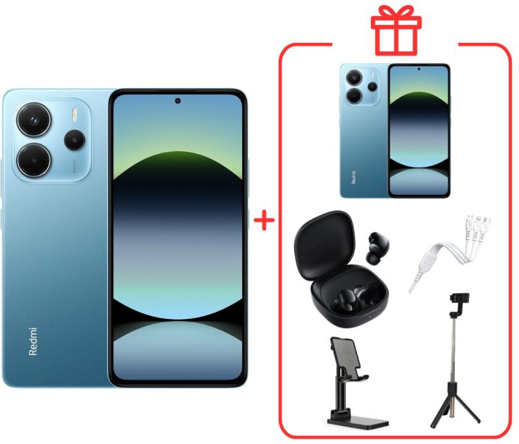 Смартфон Xiaomi Redmi Note 14 4G 8/256Gb Ocean Blue +подарок