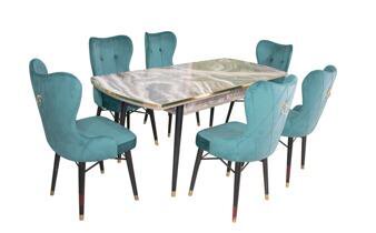Стул Bella Mebel Belek Lux бирюзовый купить,NaN