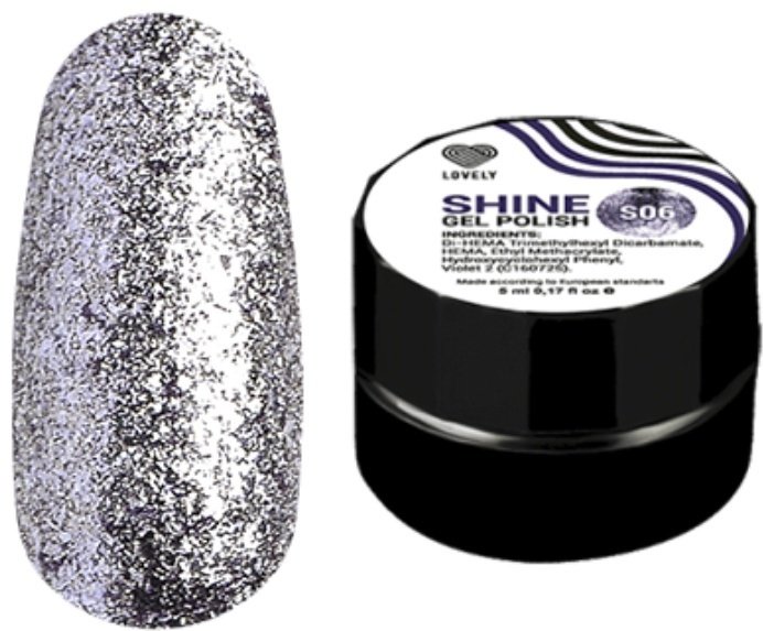 Lovely гель-лак Shine S06 глянцевое 5 мл купить,NaN