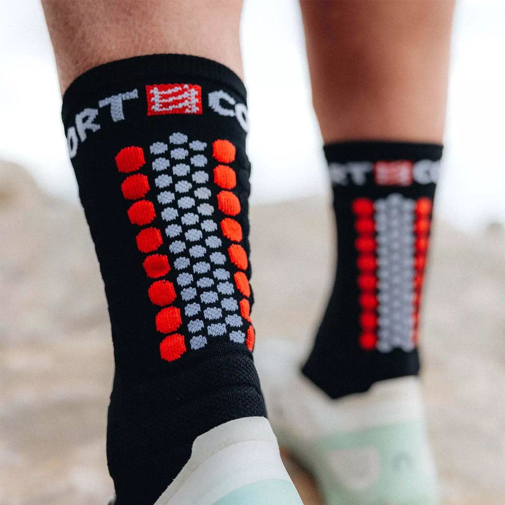 Носки Compressport 1 пара черный, красный T3 (42-44) купить,10900
