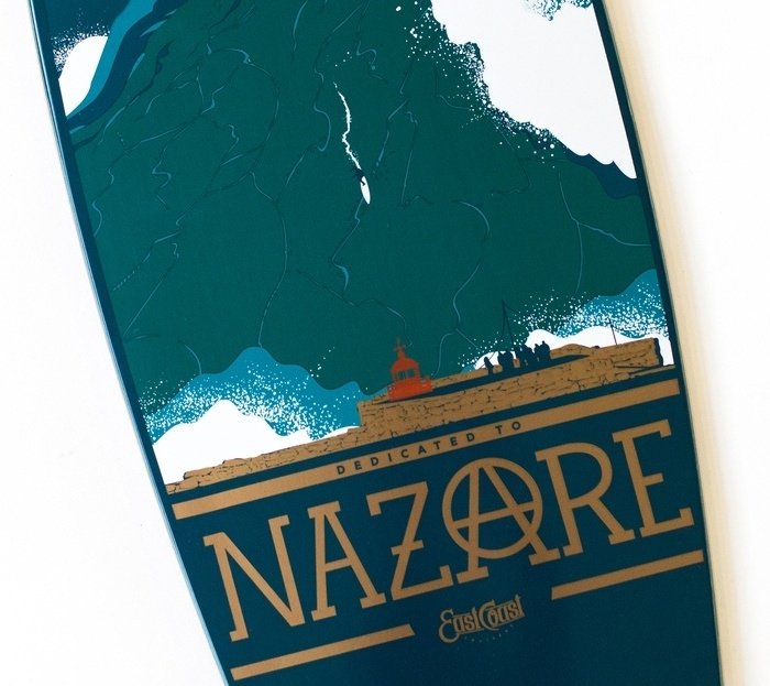 Скейтборд Eastcoast Nazare EC201904 мультиколор 38 дюйм