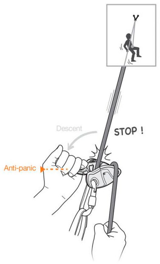 Спусковое устройство Petzl GRIGRI+ , D015AA00 10 см