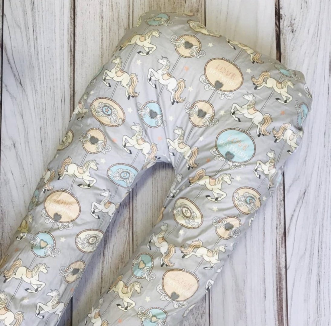 Подушка для беременных La Mia Mia 60x150 см, холлофайбер