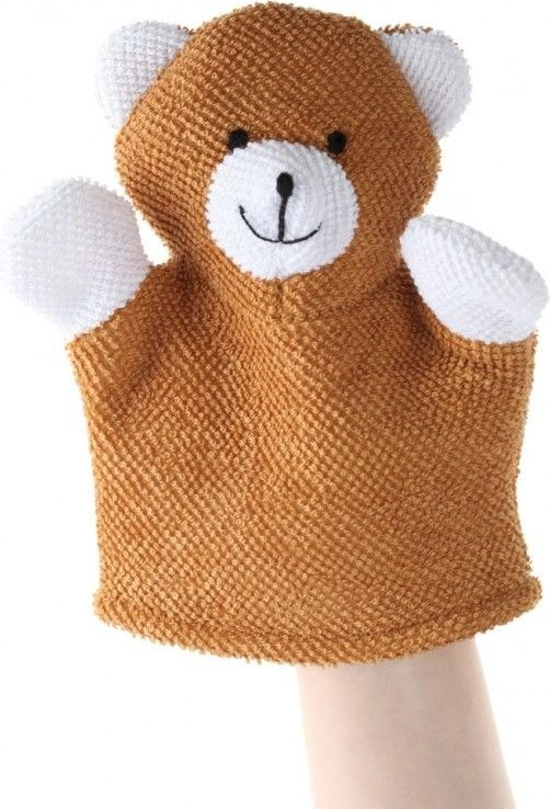 Детская мочалка для тела ROXY-KIDS белый, коричневый 1 шт купить,NaN