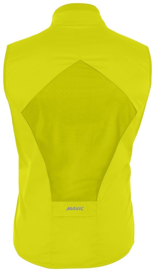 Веложилет Mavic Sirocco Vest/C19613/XL, sulphur spring зеленый 52