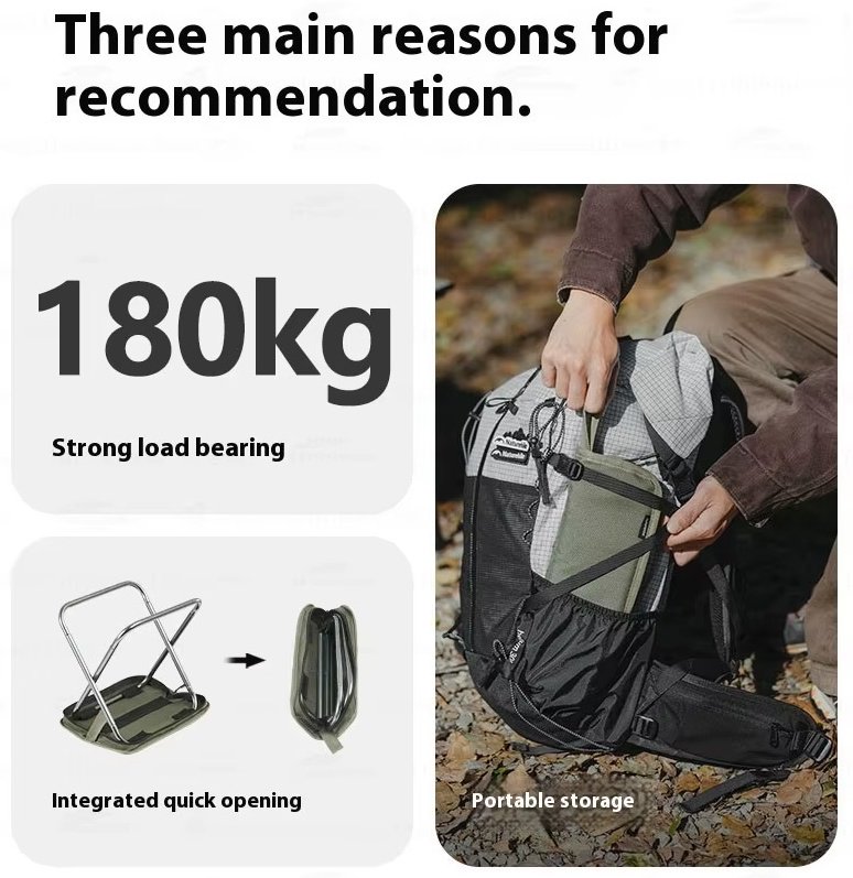 Naturehike табурет CNK2550JJ011 черный