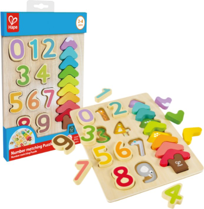 Пазл Hape пазл цвета и цифры