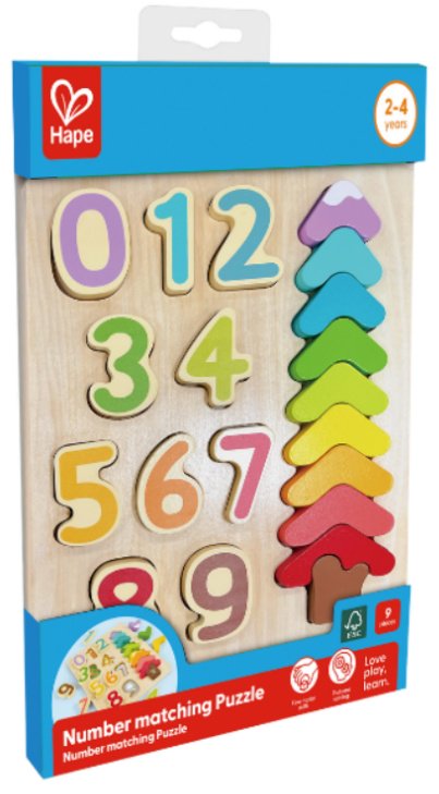Пазл Hape пазл цвета и цифры