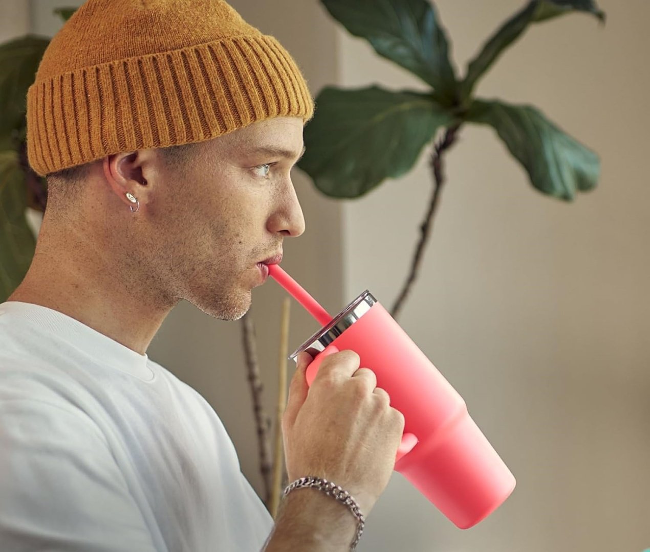 Термокружка Hydro Flask Travel Tumbler TT32PSCC668 0.9 л розовый