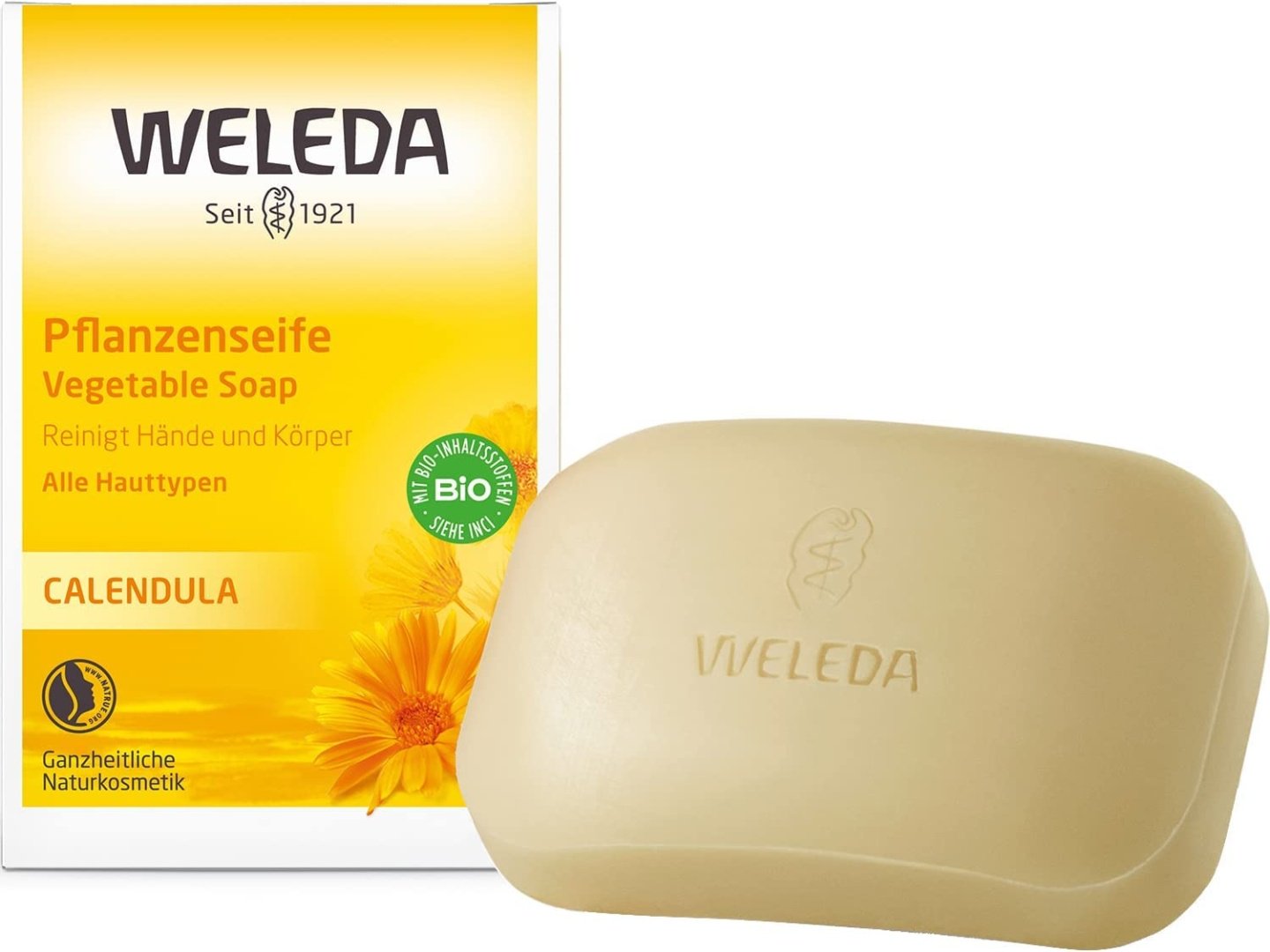 Weleda Растительное детское мыло с календулой 100 г