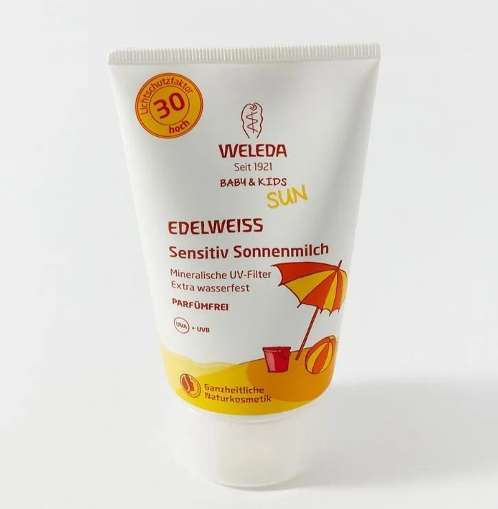 Weleda Натуральный солнцезащитный крем для младенцев и детей SPF 30, 150 мл купить,NaN